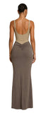 CARAMEL GLAZE DRAWSTRING MAXI SKIRT