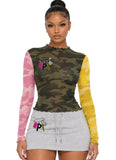 TREND GLOW MESH TOP