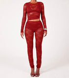 WAKE UP LOVE LACE PANTS SET