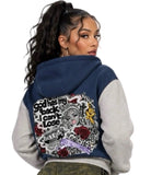 IT GIRL "ELEVATION UP" ZIP HOODIE