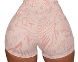 IT GIRL "NO OTHER LOVE" HIGH STRETCH SHORTS