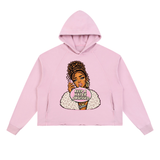 IT GIRL "RUNWAY QUEENS" FADE WASH DISTRESSED HYM HOODIE