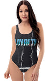 FRACTURED LOYALTY SWIM-BODYSUIT