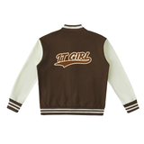 IT GIRL "MAIN CHARACTER" VARSITY JACKET