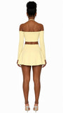 SUN BREEZE HALTER LACE UP TOP