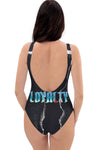 FRACTURED LOYALTY SWIM-BODYSUIT