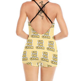 FOR THE GRAM "HONEY COMB" ROMPER