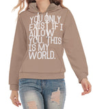 MY WORLD SLIM FIT HOODIE