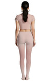 SAND STRIP CROP TOP