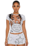 IT GIRL "ICE CAP" SLIM FIT T-SHIRT