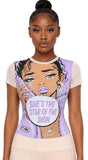 IT GIRL "BAE RUN" SLIM FIT T-SHIRT