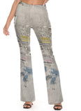 CASE DISMISSED FLARE PANTS