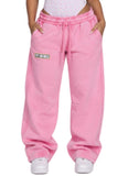 IT GIRL "LUSHII" VINTAGE WASH FLEECE JOGGERS