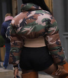 LAST NIGHT CAMO CROP COAT