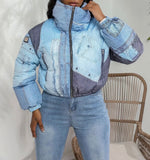 SWITCHED UP DENIM PUFFER