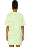 IT GIRL "LUXE HILLS" T-SHIRT DRESS