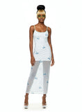 CHERRY PICKED MESH MAXI DRESS