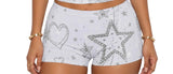 IT GIRL "ICE CAP" HIGH STRETCH SHORTS
