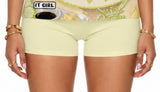 IT GIRL "YES" HIGH STRETCH SHORTS