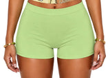 IT GIRL "CEST LA VIE" HIGH STRETCH SHORTS