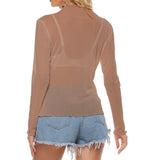 QUIET IN LOVE MESH TOP