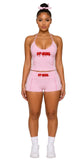 IT GIRL "PIXI POP" HIGH WAISTED SHORTS