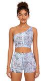 LA BELLE VIEW HIGH STRETCH SHORTS