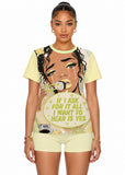 IT GIRL "YES" T-SHIRT