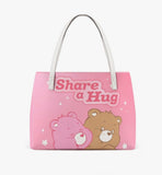 SHARE A HUG FAUX LEATHER TOTE