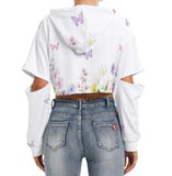 SECRET GARDEN CROP HOODIE