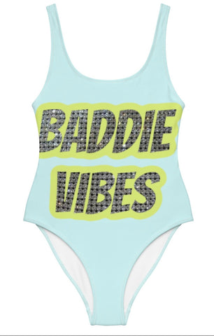 BADDIE VIBES "LUX" SWIM-BODYSUIT