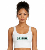 IT GIRL "CUTESY" CROP TANK TOP