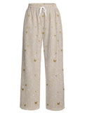 BLUSH ISLAND WIDE LEG JOGGER