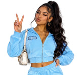 IT GIRL "GLACIE" FADE WASH ZIP HOODIE