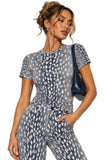 DEER IN THE HEADLIGHTS SHORT SLEEVE TOP