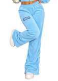 IT GIRL "GLACIE" FADE WASH RUCHED SWEATPANTS