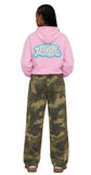 IT GIRL "RUNWAY QUEENS" WIDE LEG CAMO PANTS