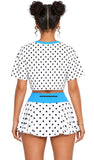 IT GIRL "FUN RICH" CROP T-SHIRT