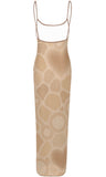 SERENITY SOUTH MESH MAXI DRESS