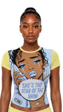 IT GIRL "SUN SQUAD" SLIM FIT T-SHIRT