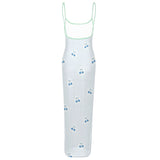 CHERRY PICKED MESH MAXI DRESS