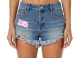 IT GIRL CERTIFIED "BUBBLI" VINTAGE WASH DENIM SHORTS