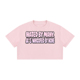 IT GIRL "HATED BY MANY" MINERAL WASH CROP TOP