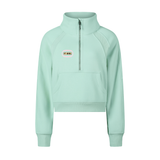 IT GIRL "JOSIE SKY" HALF ZIPPED SWEATSHIRT