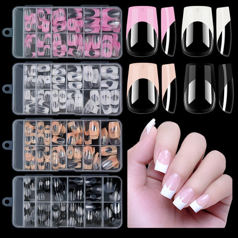 HURRY UP! 120 PIECE ACRYLIC FRENCH NAIL TIPS