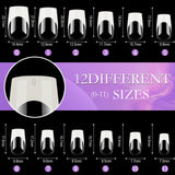 HURRY UP! 120 PIECE ACRYLIC FRENCH NAIL TIPS