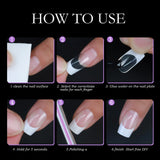 HURRY UP! 120 PIECE ACRYLIC FRENCH NAIL TIPS