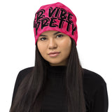 HER VIBE IS PRETTY "MONOGRAM" BEANIE