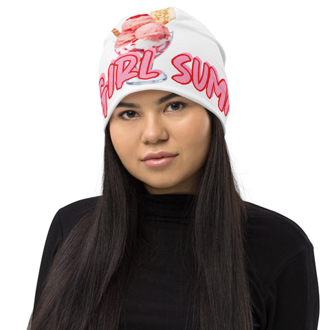 SOFT GIRL SUMMER "SOFT SERVE" BEANIE