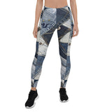 YOU THE TYPE DENIM PRINT LEGGINGS